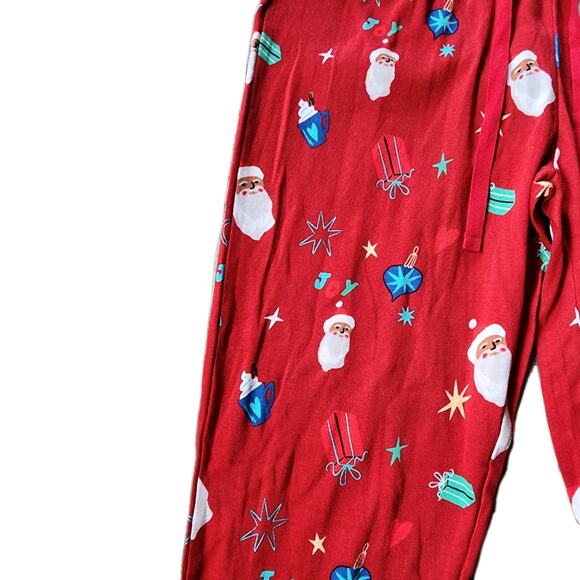 NEW! Wondershop Jingle Bells Santa Holiday 2 Pc Christmas Pajamas Women's Comfy - Picture 3 of 9